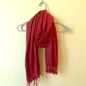 Red Scarf *like new*
